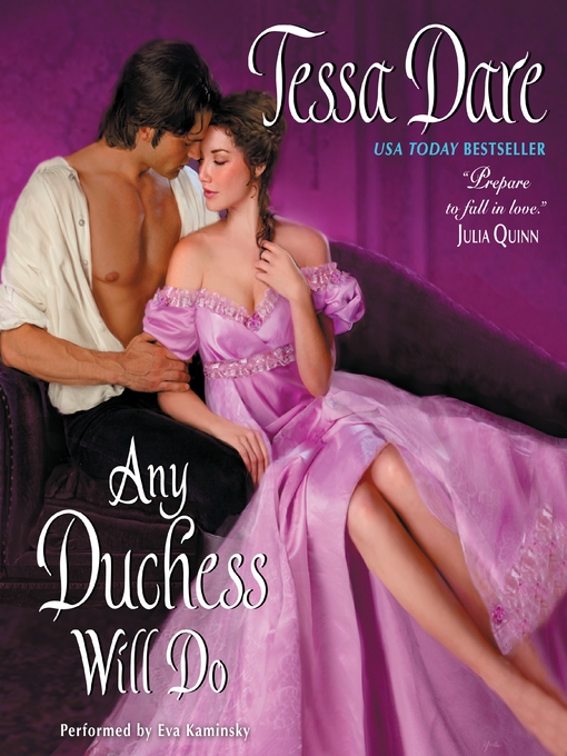 Title details for Any Duchess Will Do by Tessa Dare - Available